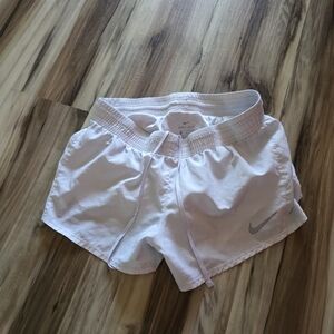 Nike Women's White Athletic Shorts